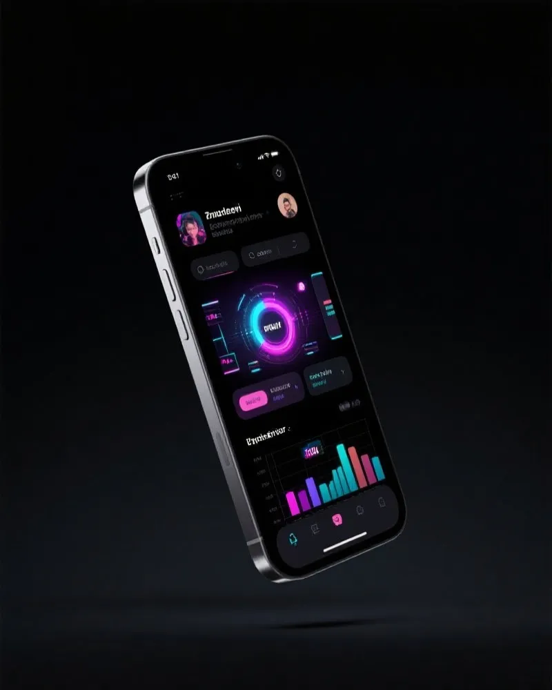 辉达娱乐 APP 界面展示